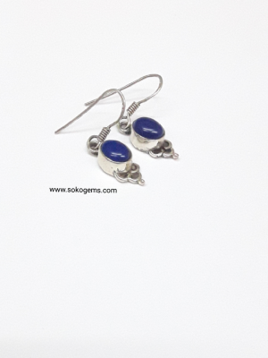 Lapis Lazuli silver earrings