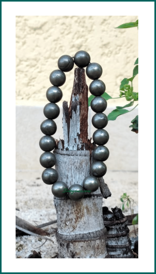 Buy Iron Pyrite Bracelet 10mm on Sokogems