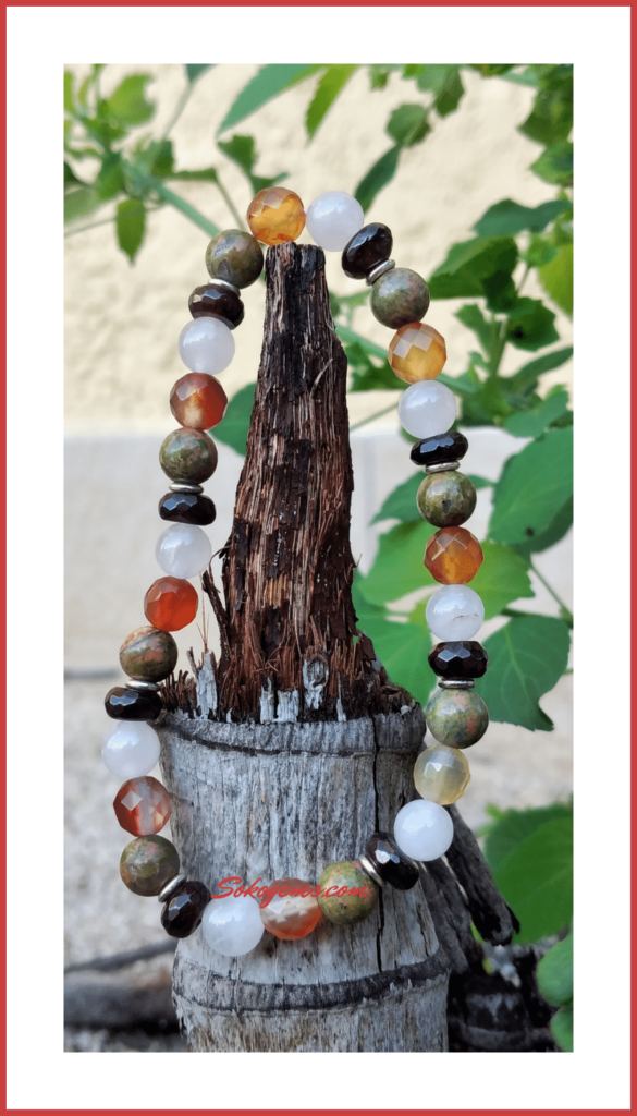 Buy Mix Bead Gemstone Bracelet on Sokogems